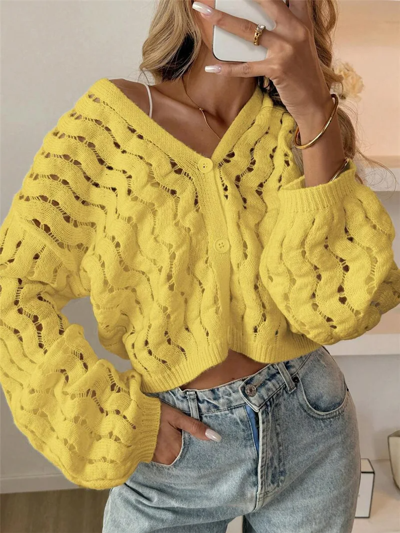 Brittany Bubble Knit Cardigan