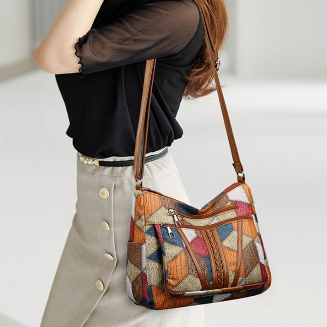Mila Mosaic Shoulder Bag